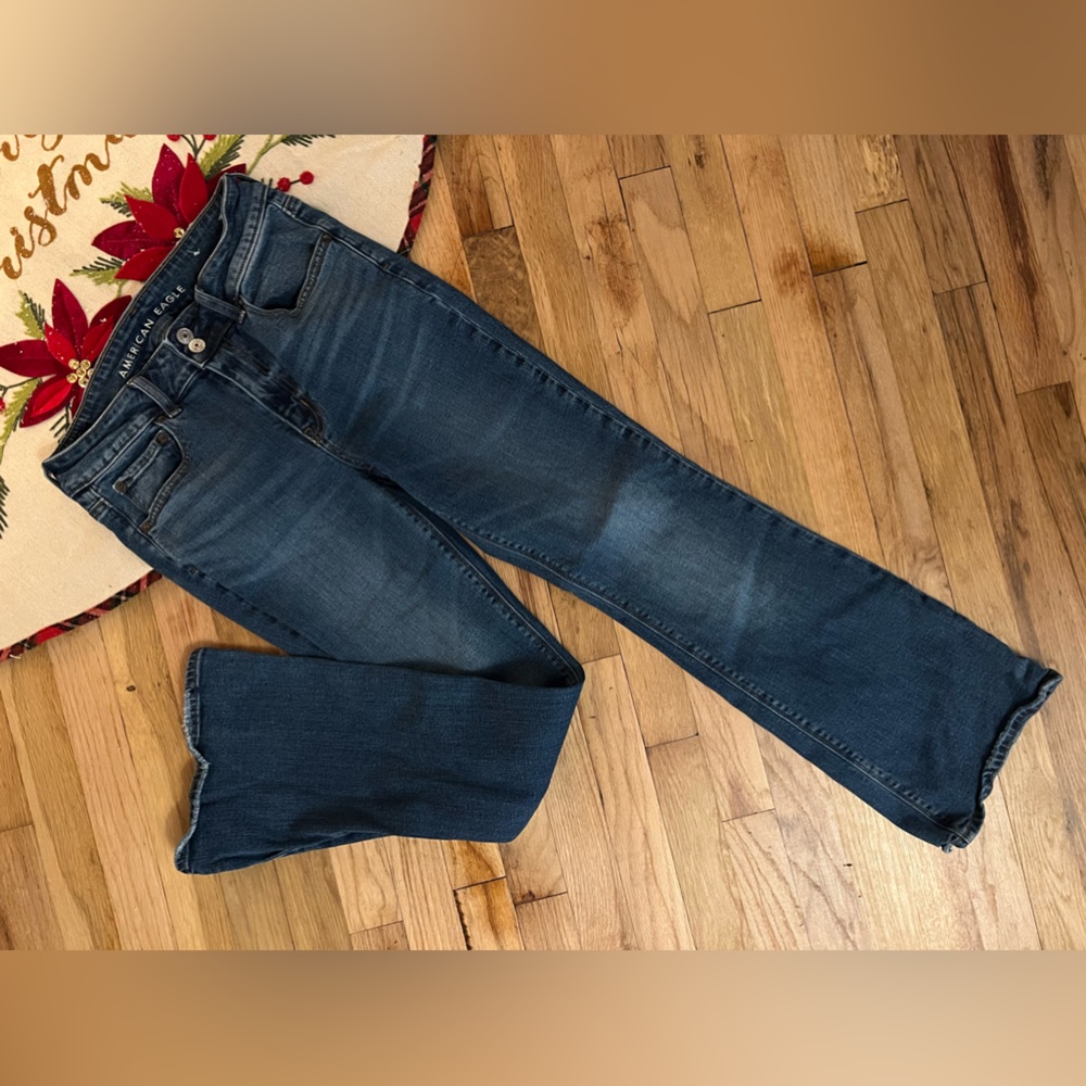 American Eagle high rise artist flare jeans